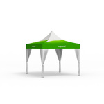 Folding Pavilion Select 3 x 3 m, complete with 4 white decorative scarves