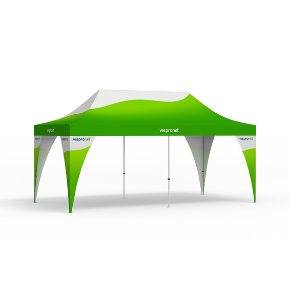 Folding Pavilion Select 3 x 6 m, complete with 4 corner banners