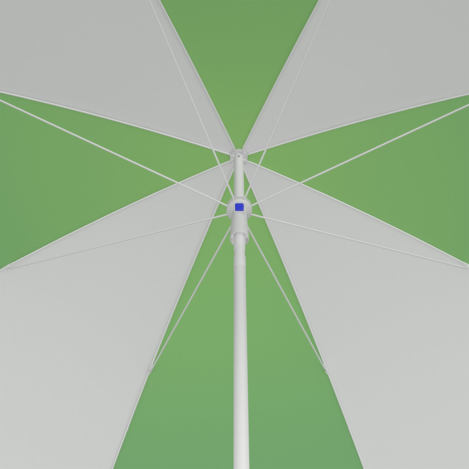 Parasol / Small umbrella ø 250 cm, view from below