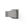 Wall bracket for side awning, silver gray