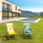 Deck chairs, custom designed with your favorite photos