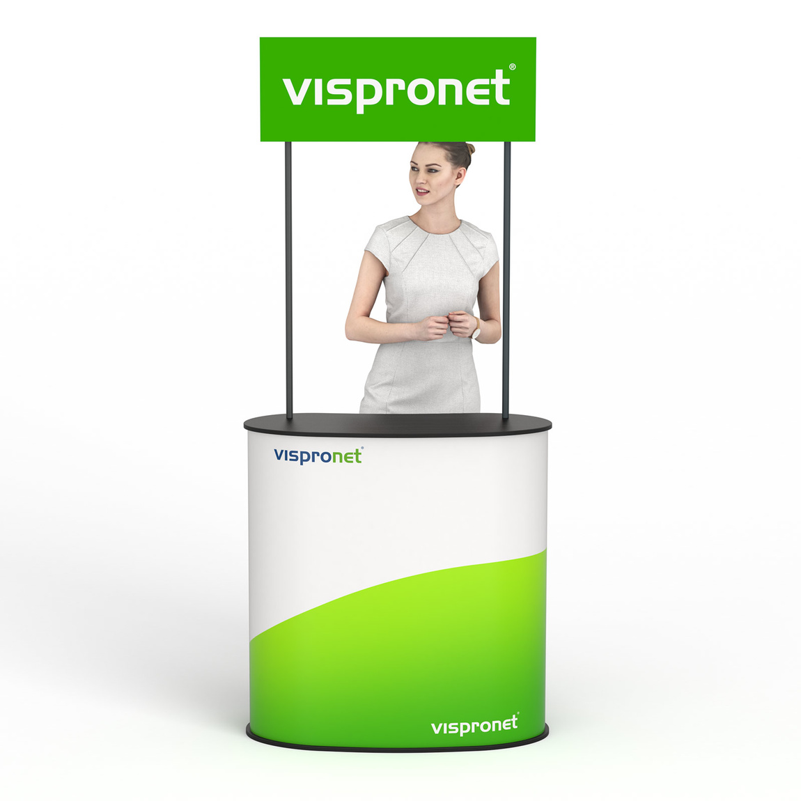 Lamella Counter with header panel, header panel can be printed on one or both sides