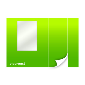 Wall with door, window and print