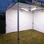 Universal LED lighting kit for pop-up tents - uniform, even illumination downward