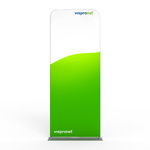 Tube Display with Cover, Width 92 cm, Ample Space for Advertising Messages