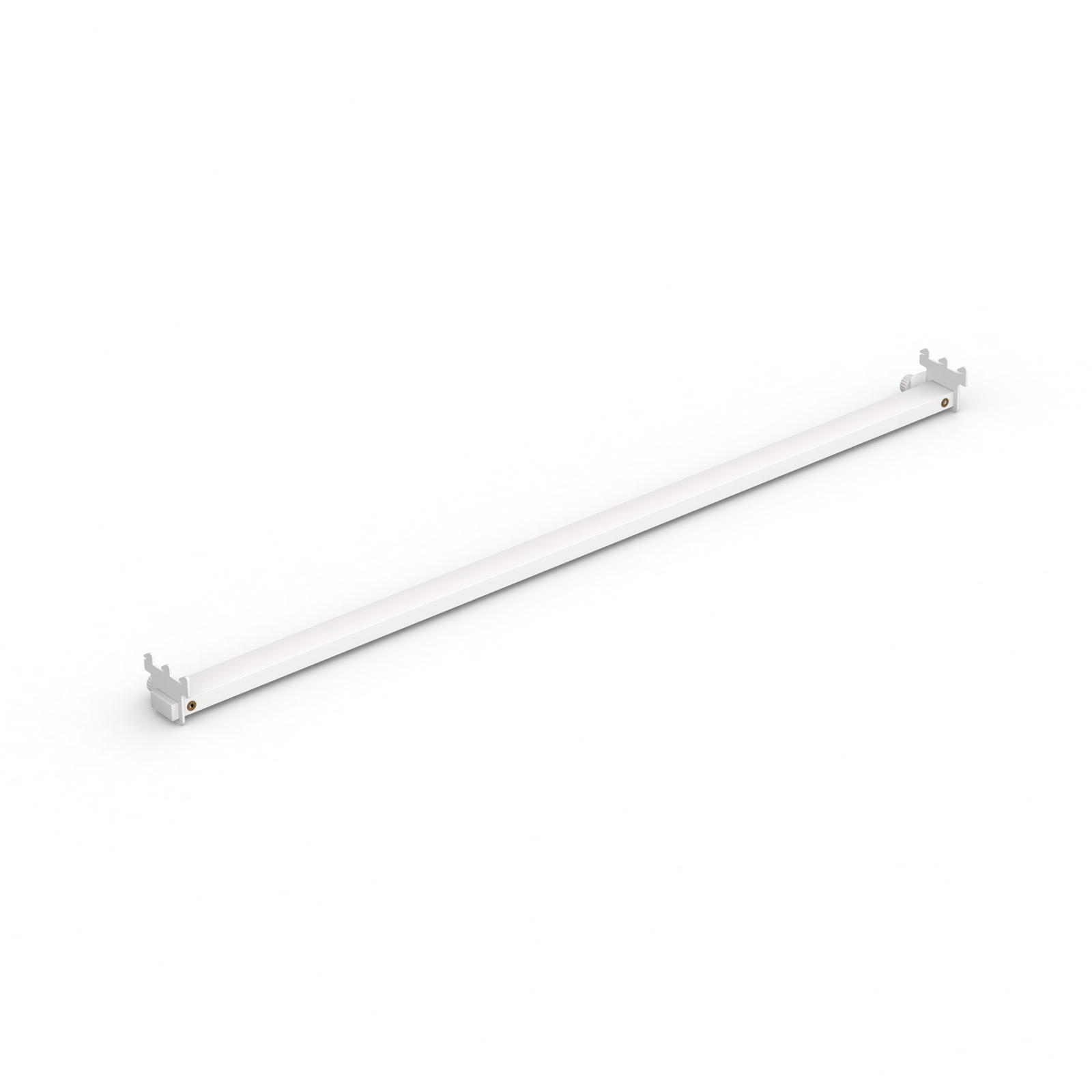 Scope of delivery: rail for brochure holder & hooks 100 cm / slot profile