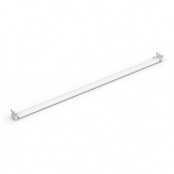 Lieferumfang: Stange für Prospekthalter & Haken 85 cm / Schlitzprofil