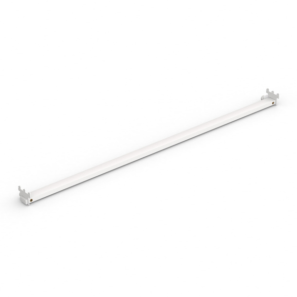 Scope of delivery: rail for brochure holder & hooks 85 cm / slot profile