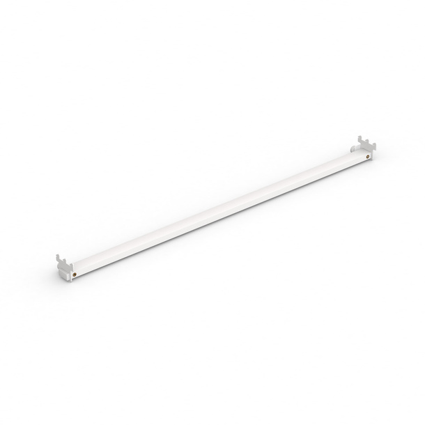 Scope of delivery: rail for brochure holder & hooks 100 cm / slot profile