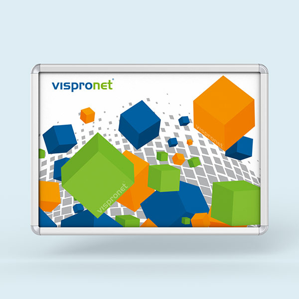 Snap frame in landscape format