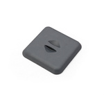 Cover for floor mount side awning, silver gray
