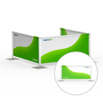 Barrier system, single-sided printed, reverse side