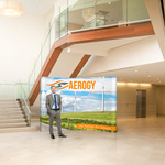 Pop-Up Folding Display Magnet, XXL Eye-Catcher for Entrance Areas