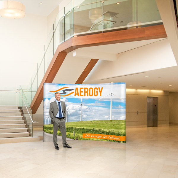 Pop-Up Folding Display Magnet, XXL Eye-Catcher for Entrance Areas
