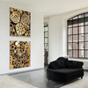 Floating frame for sophisticated decoration of waiting areas