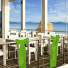 XL decorative bows, as ornamental elements on terraces and railings