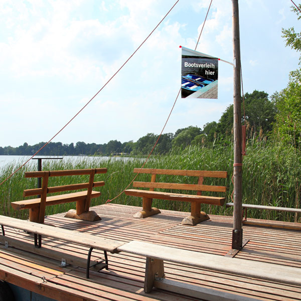 Ice Flag with Straight Bottom Edge