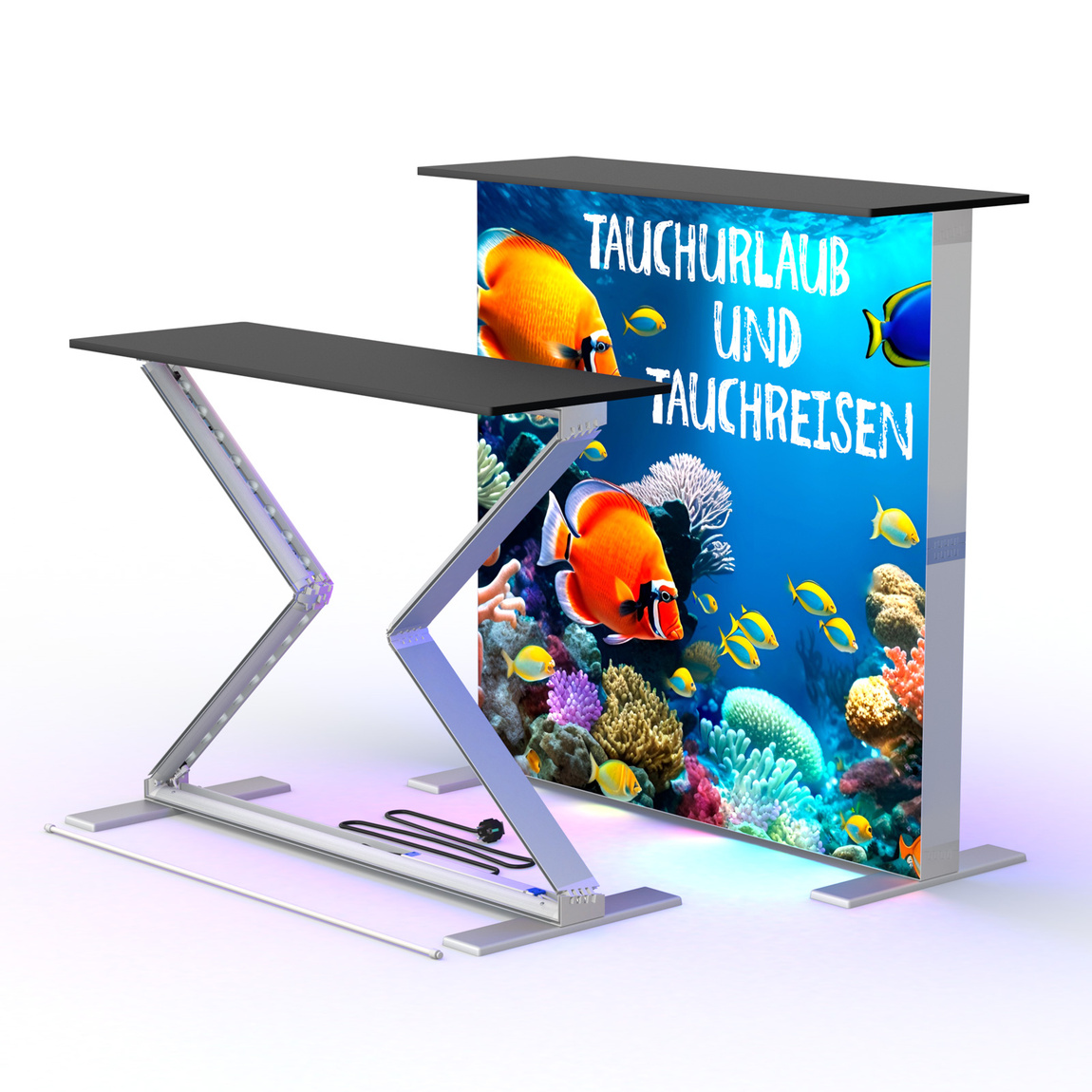 Exhibition counter Lightbox Fold