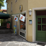 Ice flags with slanted bottom edge, incl. 60° flag holder