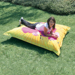 Square bean bag, double-sided printed, size 140 x 180 cm