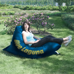 Square bean bag, double-sided printed, size 140 x 180 cm