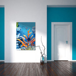 Floating Frame Q-Frame®: the stylish picture frame for any home
