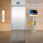 Display Stand Info Board B2 as Information Panel