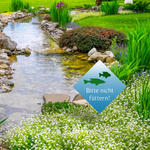 Garden sign as an information sign in park facilities