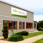 Company sign in landscape format