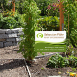 Garden sign size 75 x 50 cm