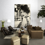 Decorative poster for the design of luxurious lounges