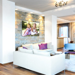 Child photo as a poster on an aluminum composite panel, size 150 x 100 cm