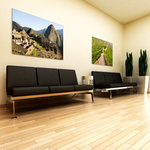 Textile Poster for High-Quality Furnishing of Waiting Rooms