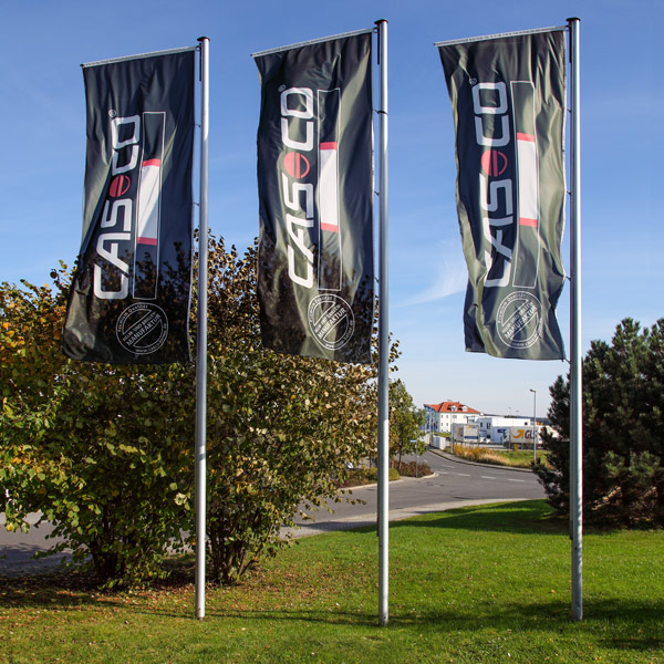 Vertical Banner Flag for Boom Arm