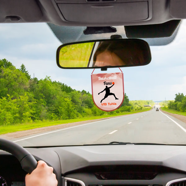 Popular fan merchandise for clubs: car banners and car pennants