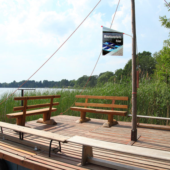 Ice Flag with Straight Bottom Edge