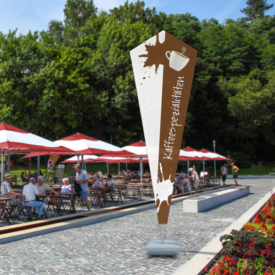 Bowflag® Premium - advertise clearly where your target group is