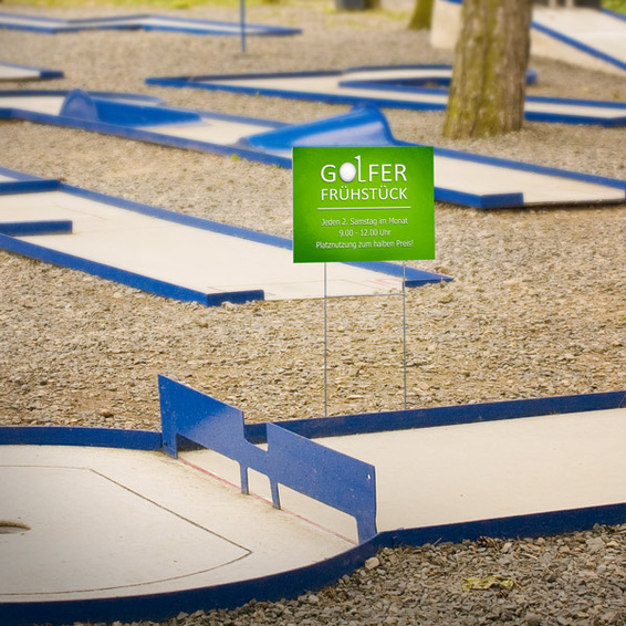 Garden sign size 45 x 30 cm