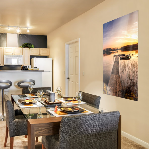 Poster on acrylic glass, for high-quality home decoration