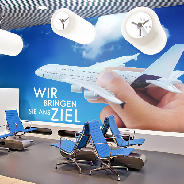 Photo wallpaper as XXL wall design