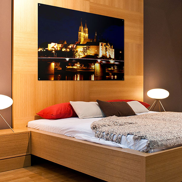 Poster on a rigid foam board 4:3, with an atmospheric motif