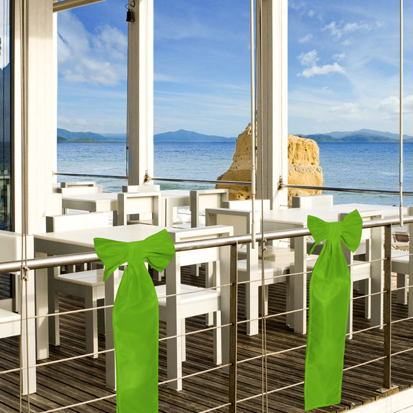 Deco bows XL  used for adornment on terrace and railings