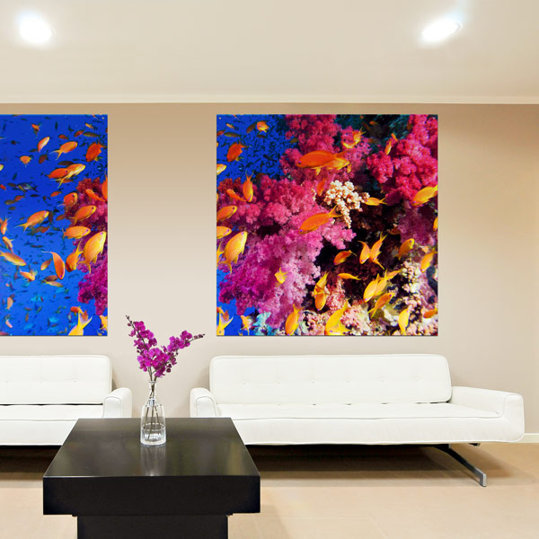 High-quality posters made from aluminum composite panels