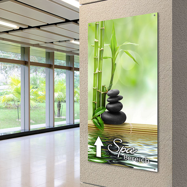 Posters made from aluminium composite panels, for high-quality interior design applications