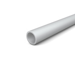 Round aluminum profile, anodized, Ø 25 x 2.5 mm