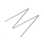 Aluminum rod, round, 4-piece, length 300 cm, ø 15 mm