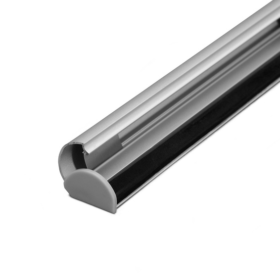 Aluminum clamping rail, folding rail profile with slip protection