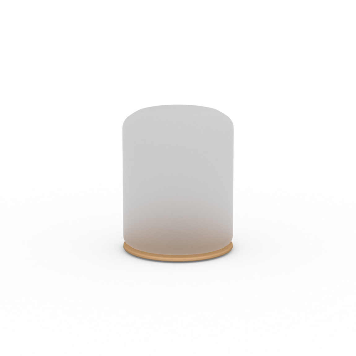 Inflatable core made of transparent film including base plate