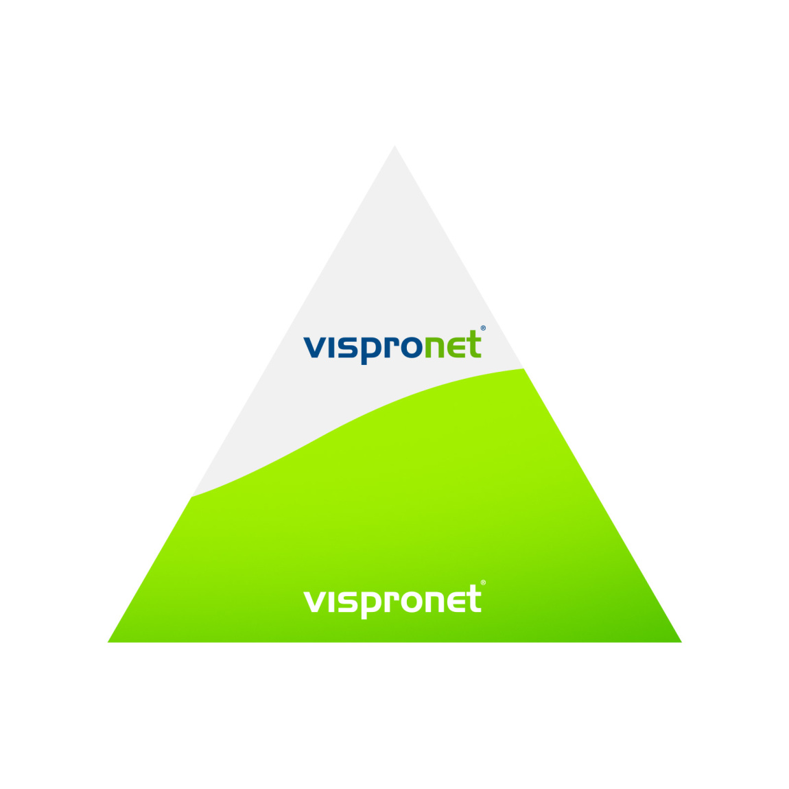 Stickers, triangular, apex pointing upwards