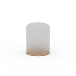 Inflatable core made of transparent film including base plate